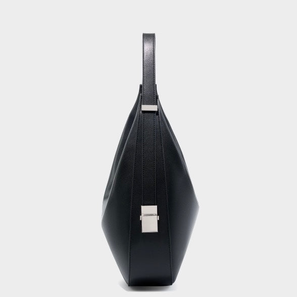 Genuine Leather Crescent Underarm Shoulder Handbag | Effortless Minimalist Elegance