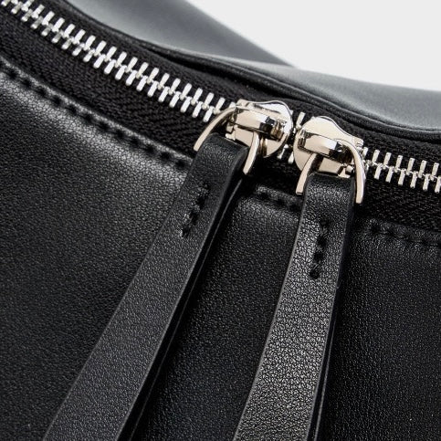 Genuine Leather Crescent Underarm Shoulder Handbag | Effortless Minimalist Elegance