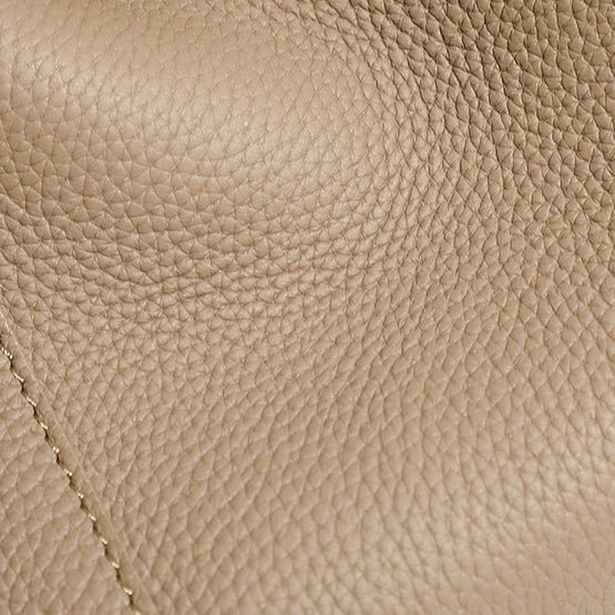 Genuine Pebbled Leather Tote Bag With Pouch | Effortless Everyday Elegance