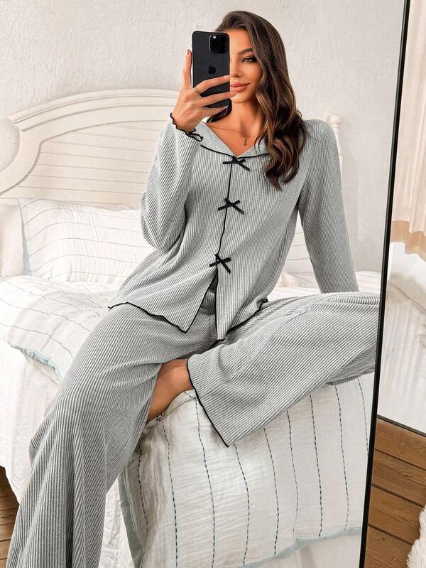 Clara | Ribbed Knit Lounge Set | Cozy Confidence in Every Move