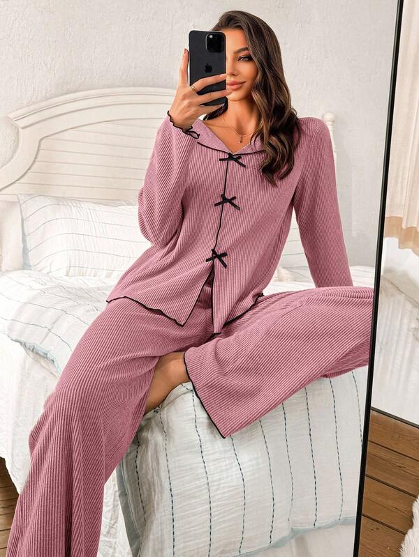 Clara | Ribbed Knit Lounge Set | Cozy Confidence in Every Move