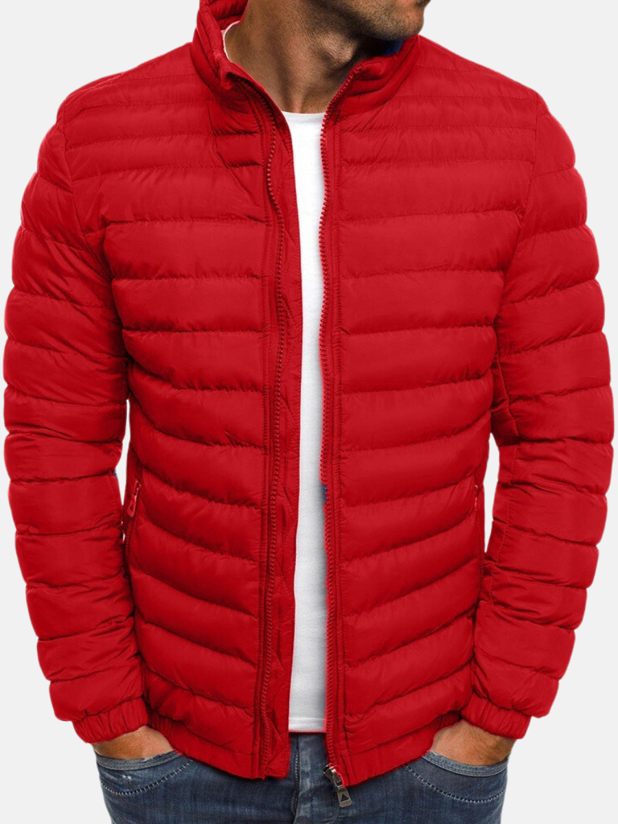 Men’s Quilted Puffer Jacket | Refined Urban Cold Weather Warmth