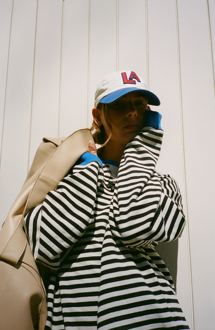 Oversized Striped Knit Jumper | Effortless Cozy Everyday Elegance