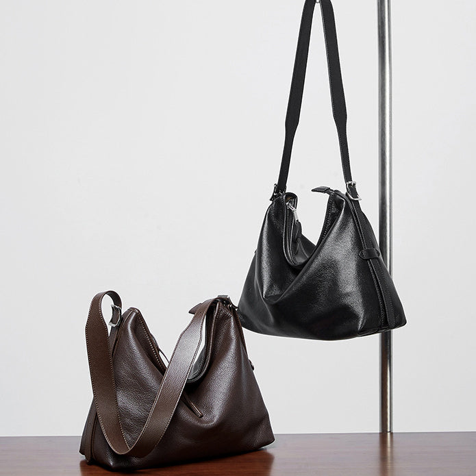 Women's Retro Genuine Leather Shoulder Bag | Effortless Elegance