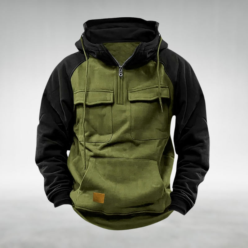 Two-Tone Winter Hoodie | Urban Utility Warmth (1+1 FREE)