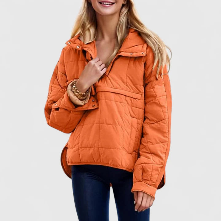 Waterproof Quilted Oversized Jacket | Effortless Warmth for Rainy Days