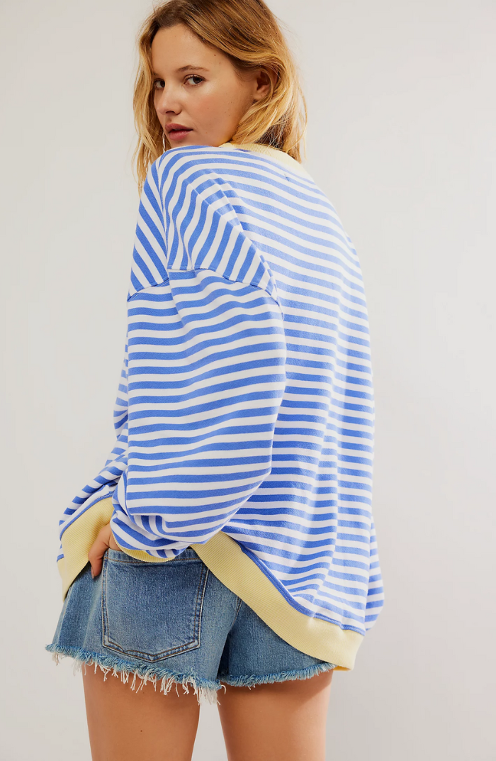 Oversized Striped Knit Jumper | Effortless Cozy Everyday Elegance