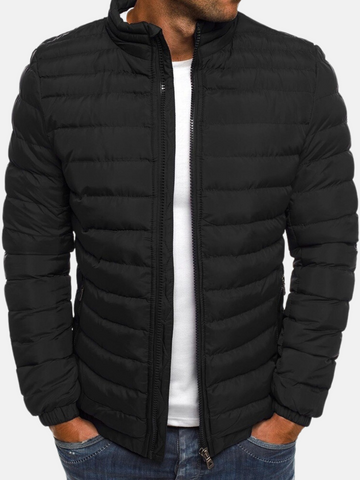 Men’s Quilted Puffer Jacket | Refined Urban Cold Weather Warmth