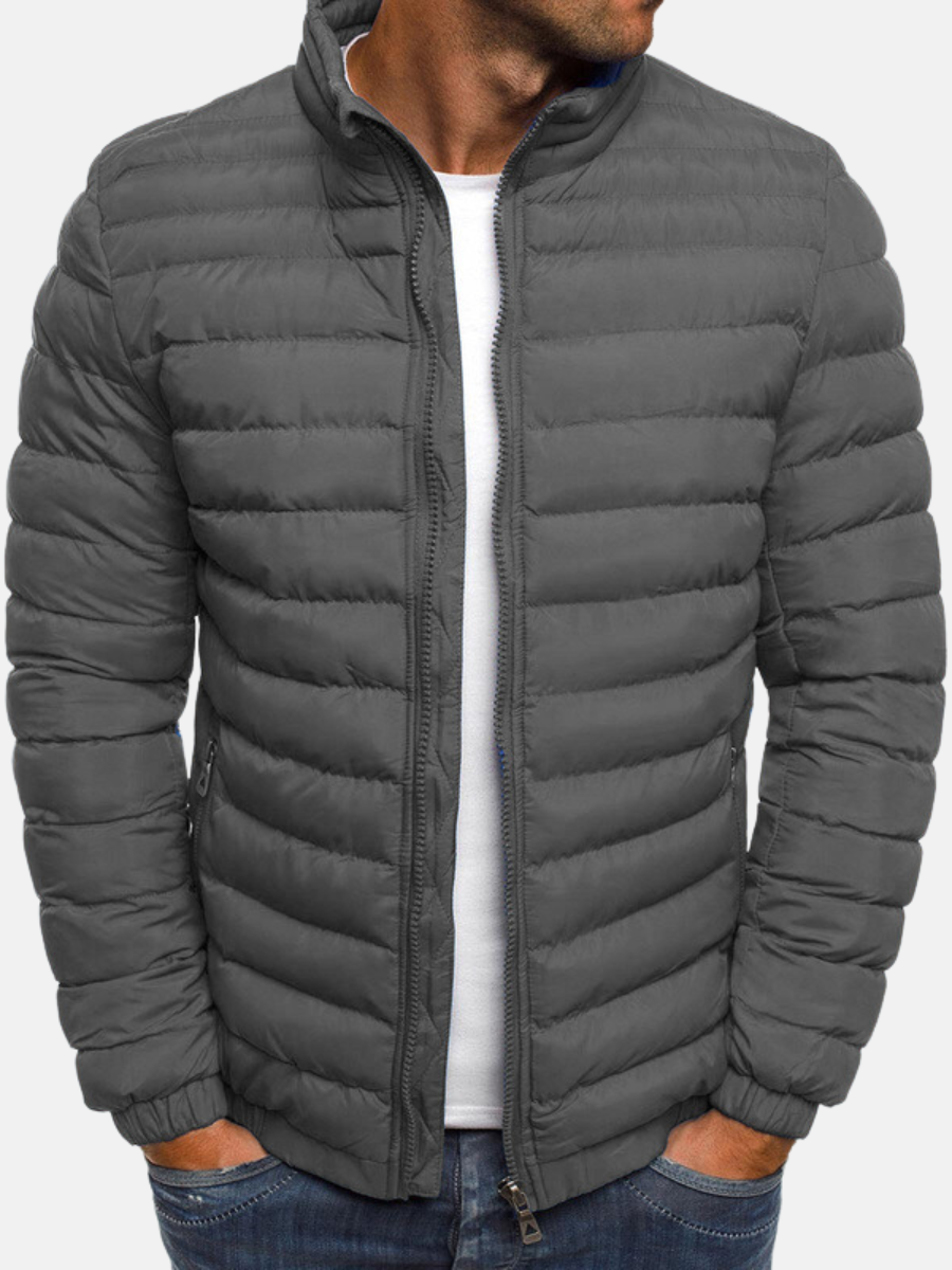 Men’s Quilted Puffer Jacket | Refined Urban Cold Weather Warmth