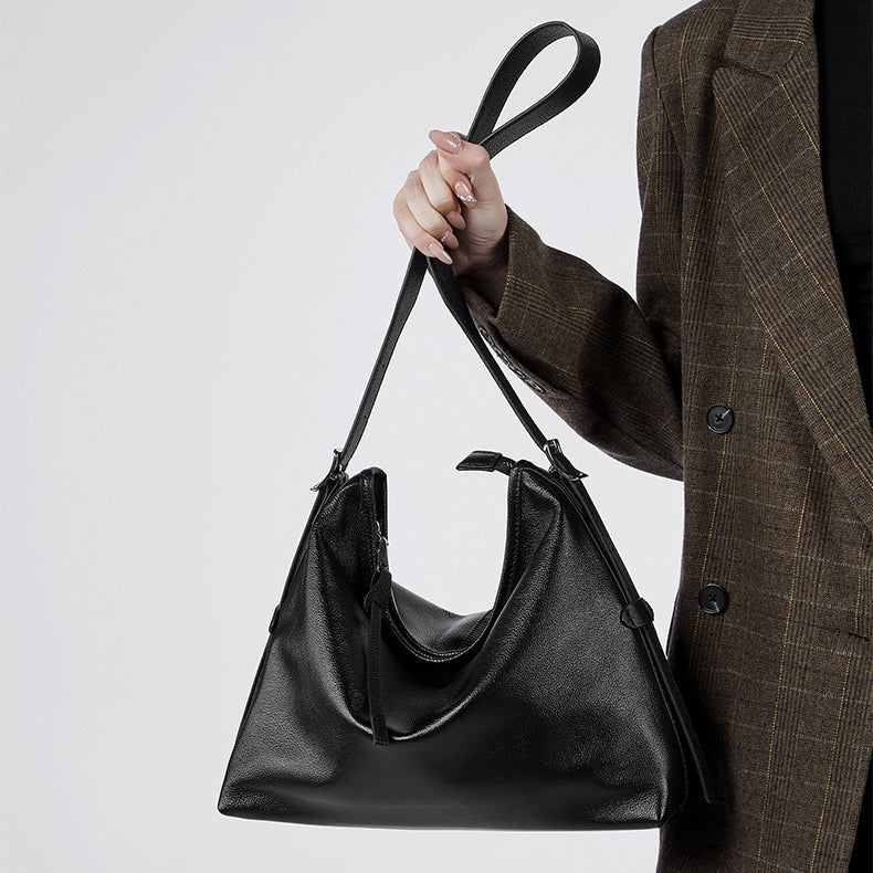 Women's Retro Genuine Leather Shoulder Bag | Effortless Elegance
