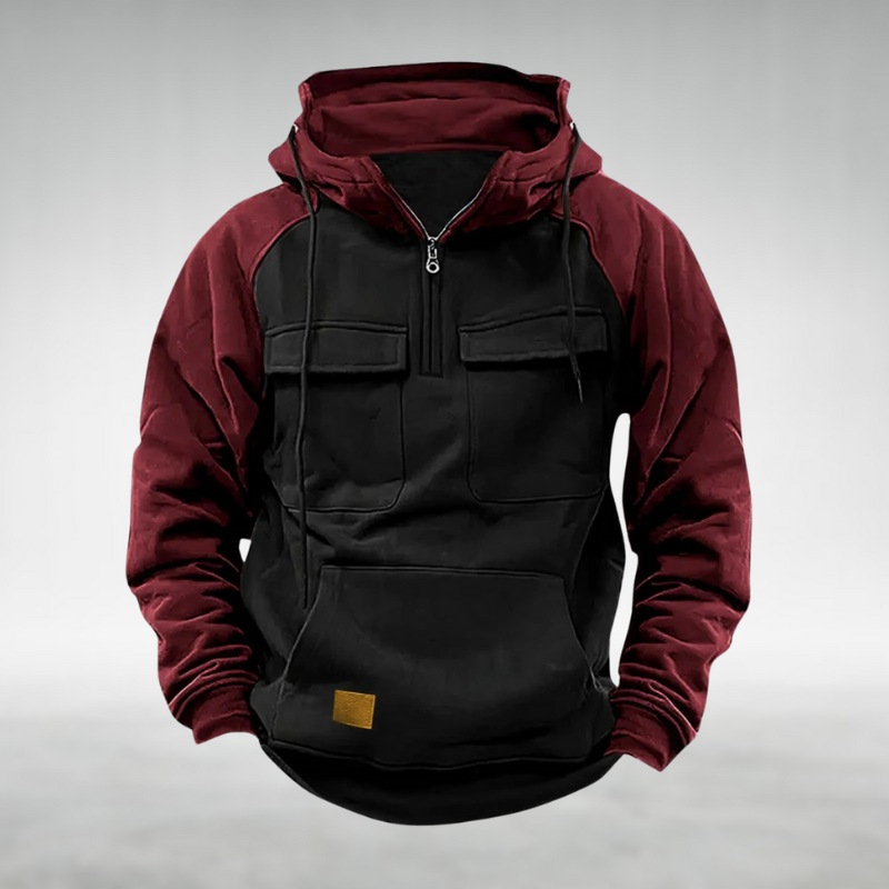 Two-Tone Winter Hoodie | Urban Utility Warmth (1+1 FREE)