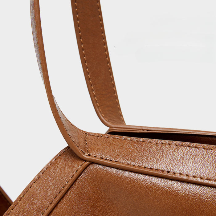 Women’s Genuine Leather Tote Bag | Effortless Autumn Elegance