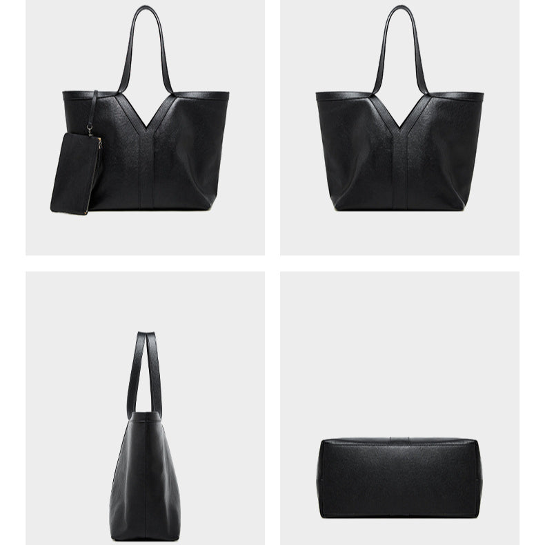 Women’s Genuine Leather Tote Bag | Effortless Autumn Elegance