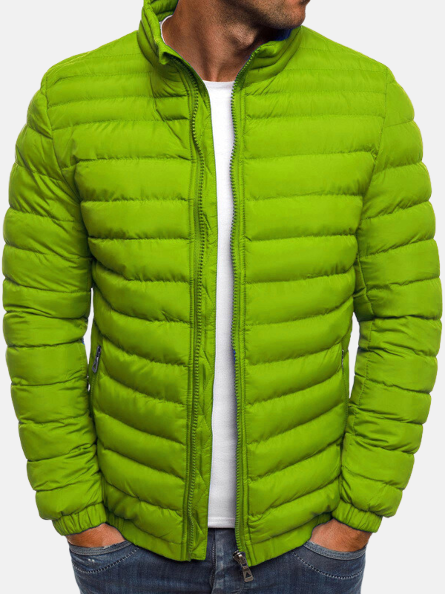 Men’s Quilted Puffer Jacket | Refined Urban Cold Weather Warmth
