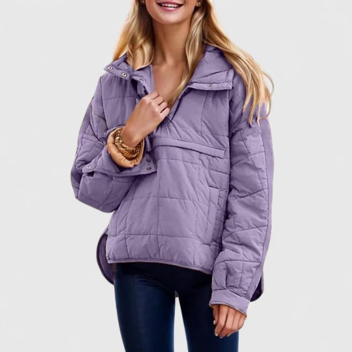 Waterproof Quilted Oversized Jacket | Effortless Warmth for Rainy Days