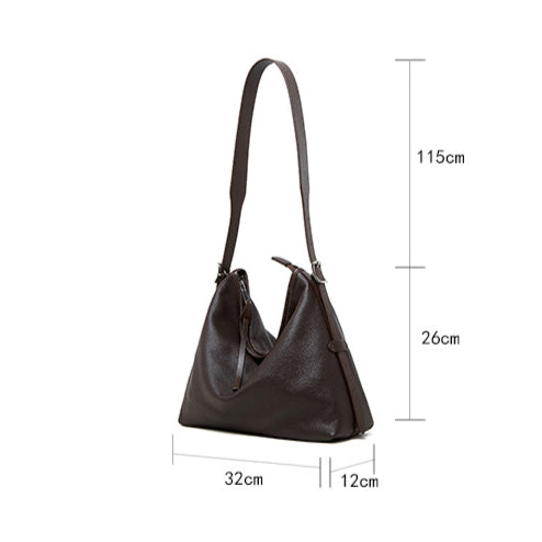 Women's Retro Genuine Leather Shoulder Bag | Effortless Elegance