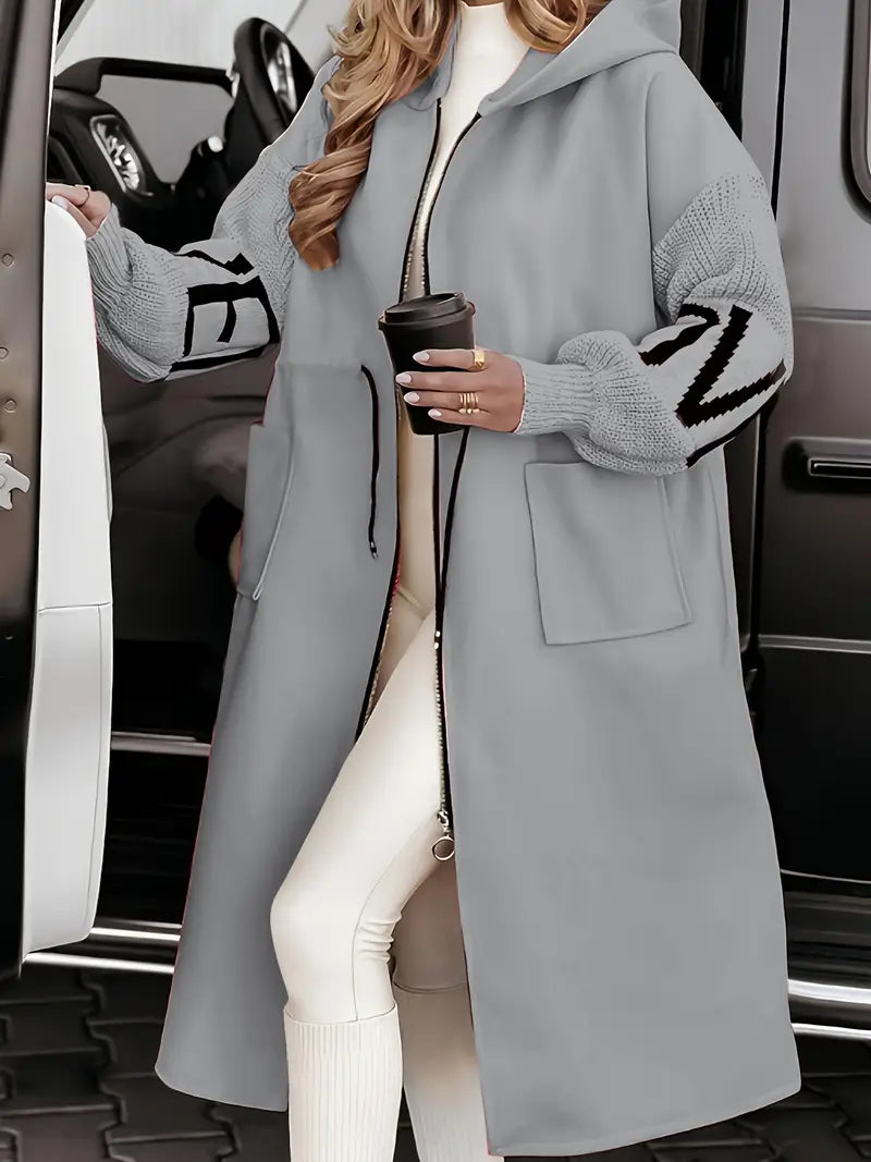 Elegant Hooded Coat | Quiet Luxury Day To Night Layering