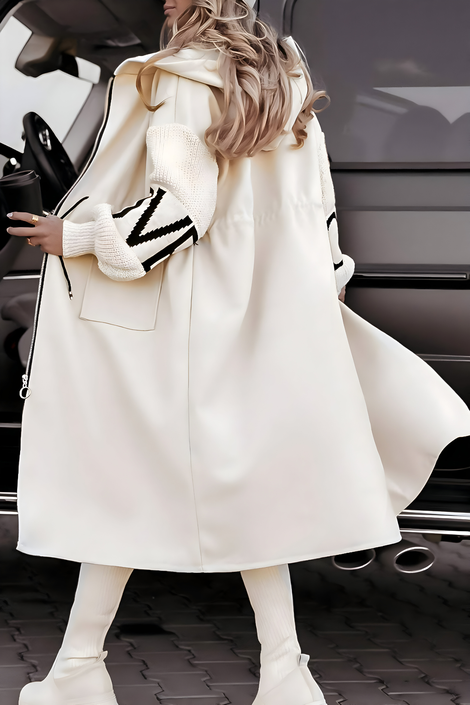 Elegant Hooded Coat | Quiet Luxury Day To Night Layering