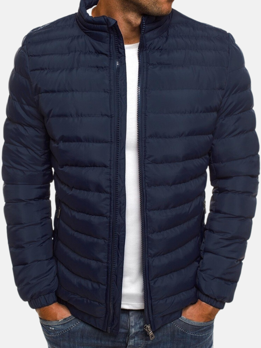 Men’s Quilted Puffer Jacket | Refined Urban Cold Weather Warmth