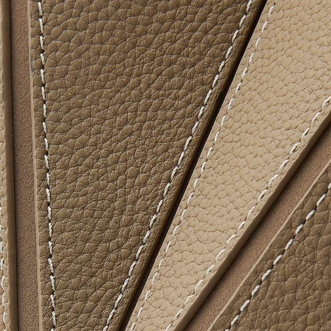 Women’s Camel Textured Leather Shoulder Tote | Effortless Elegance