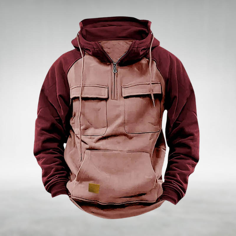 Two-Tone Winter Hoodie | Urban Utility Warmth (1+1 FREE)