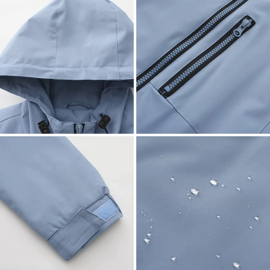 Long Waterproof Jacket | Effortless Longline Elegance, Stay-Dry Confidence