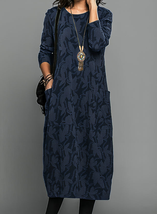 Long-Sleeve Winter Dress | Flattering Silhouette Timeless Warm Elegance