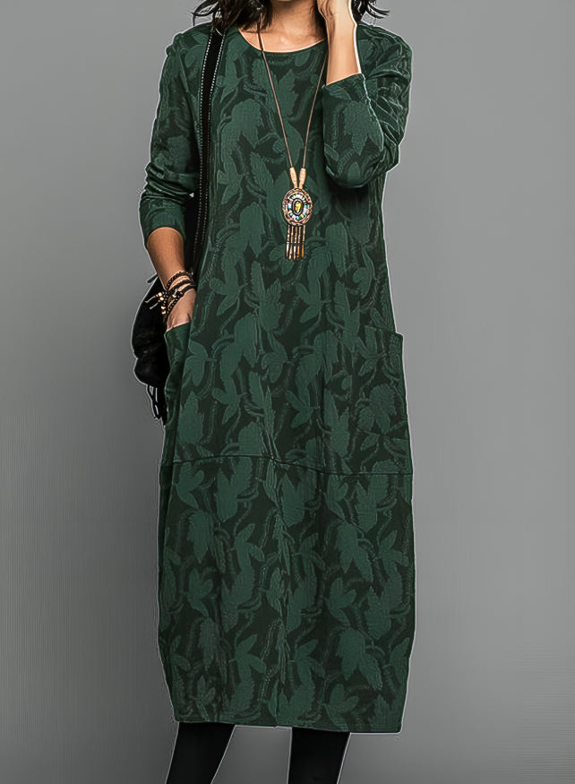 Long-Sleeve Winter Dress | Flattering Silhouette Timeless Warm Elegance