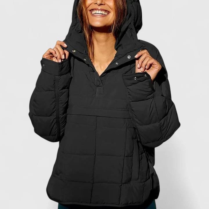 Waterproof Quilted Oversized Jacket | Effortless Warmth for Rainy Days