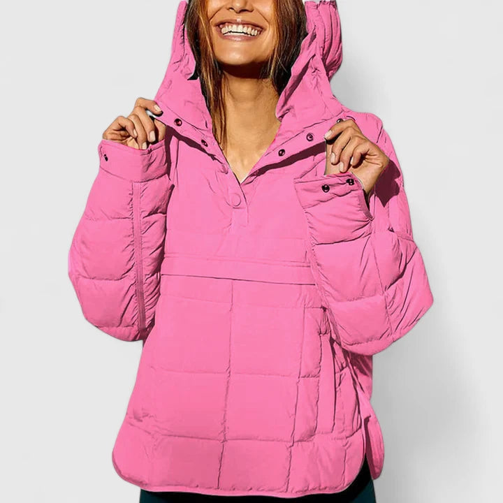 Waterproof Quilted Oversized Jacket | Effortless Warmth for Rainy Days
