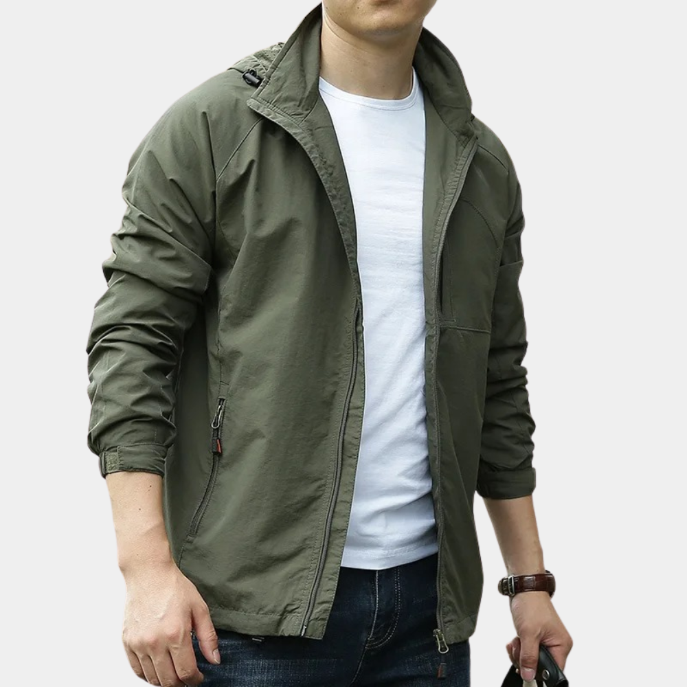 Men’s Casual Jacket | Airy Summer Ease Urban Refinement