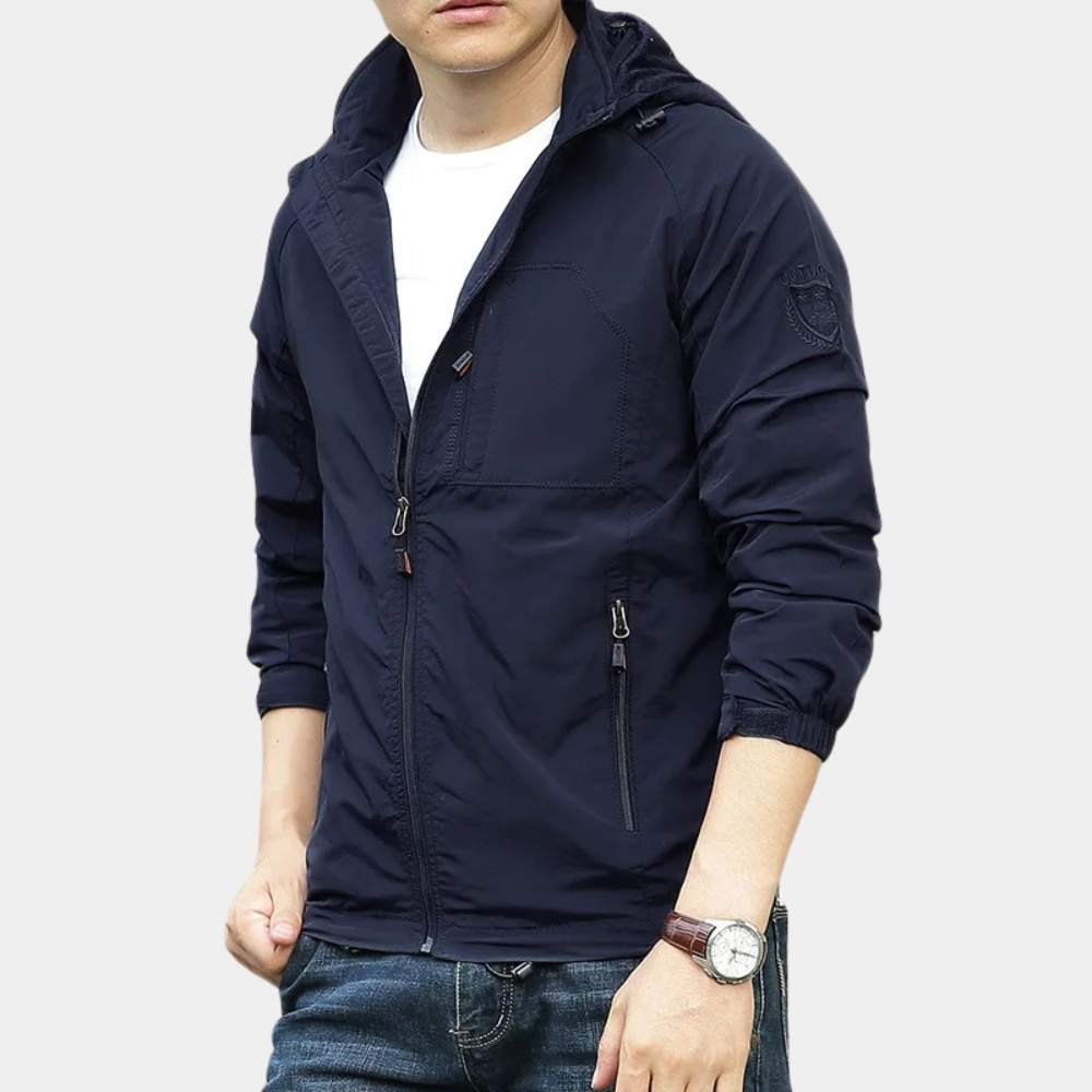 Men’s Casual Jacket | Airy Summer Ease Urban Refinement