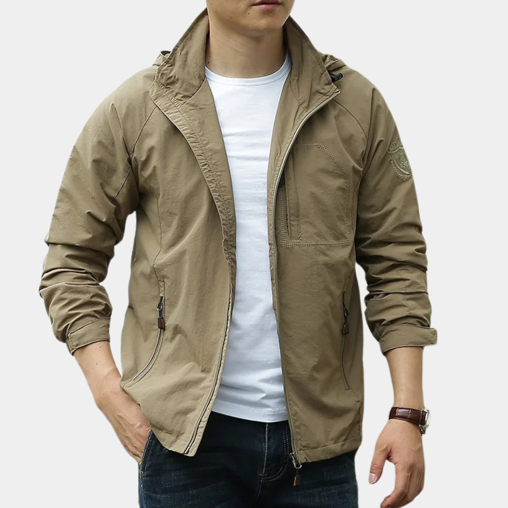 Men’s Casual Jacket | Airy Summer Ease Urban Refinement