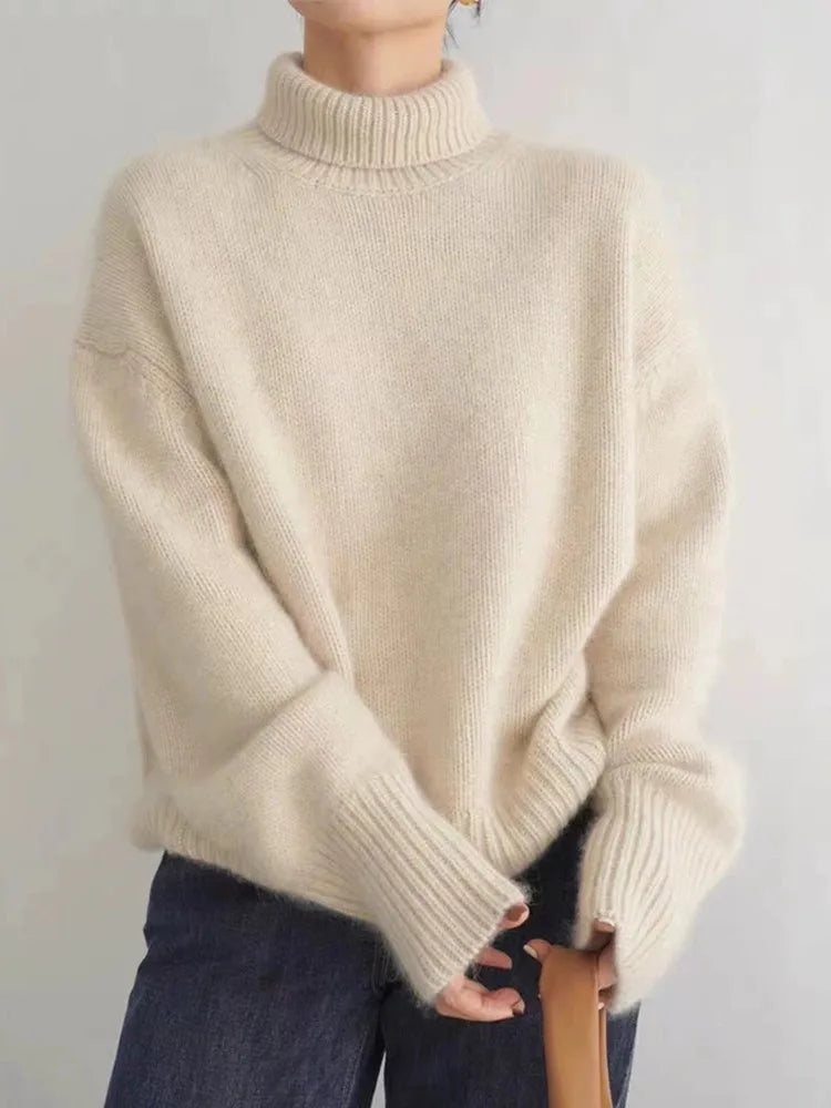 Soft Knit Turtleneck Sweater | Quiet Autumn Everyday Luxury