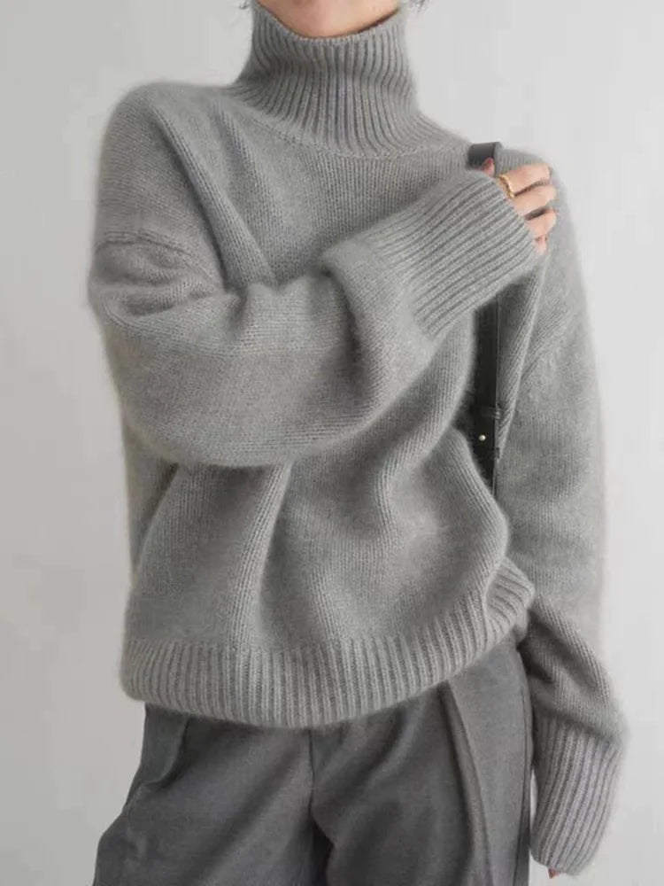 Soft Knit Turtleneck Sweater | Quiet Autumn Everyday Luxury