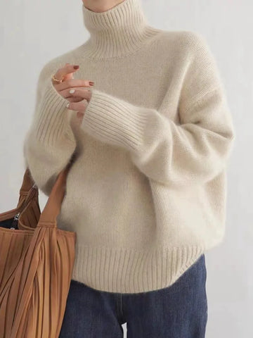 Soft Knit Turtleneck Sweater | Quiet Autumn Everyday Luxury