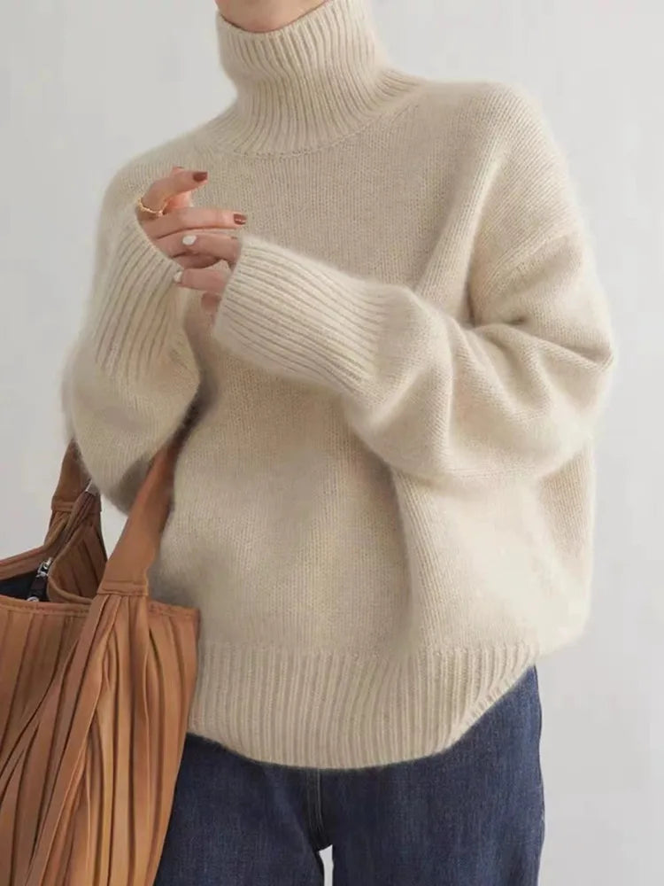 Soft Knit Turtleneck Sweater | Quiet Autumn Everyday Luxury