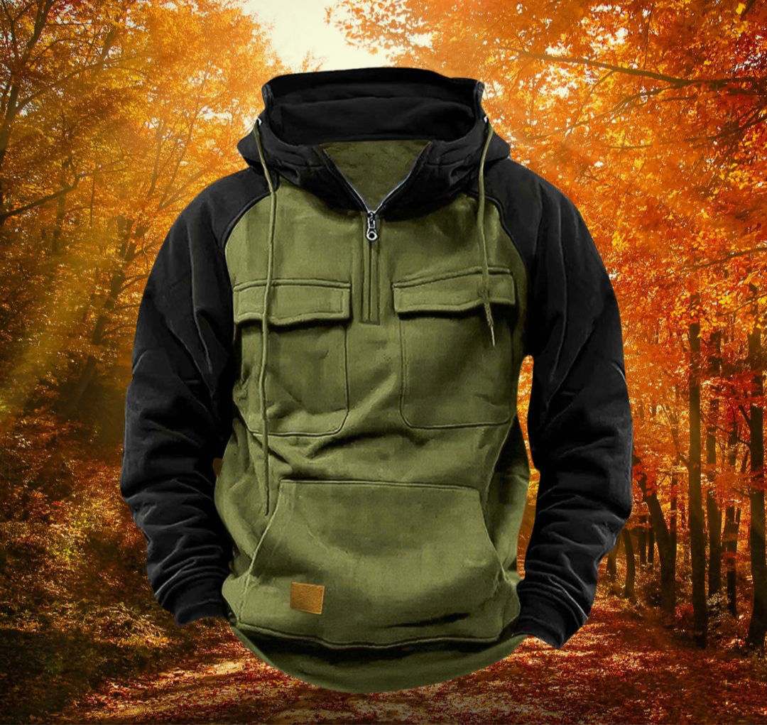 Two-Tone Winter Hoodie | Urban Utility Warmth (1+1 FREE)