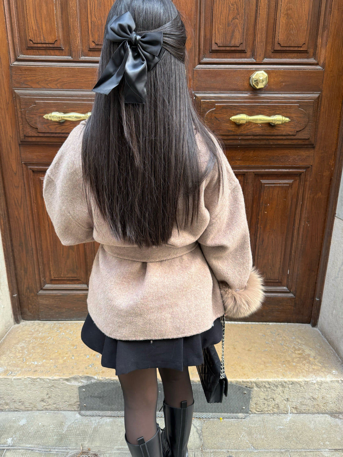 Faux Fur Trim Belted Coat | Effortless Autumn Sophistication