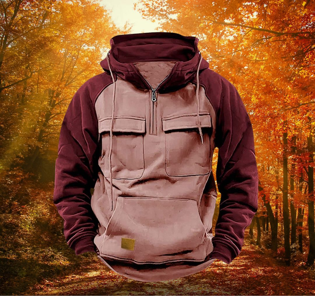 Two-Tone Winter Hoodie | Urban Utility Warmth (1+1 FREE)
