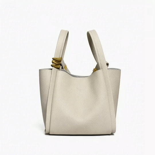 Women’s Genuine Leather Mini Crossbody Bucket Bag | Effortless Everyday Elegance