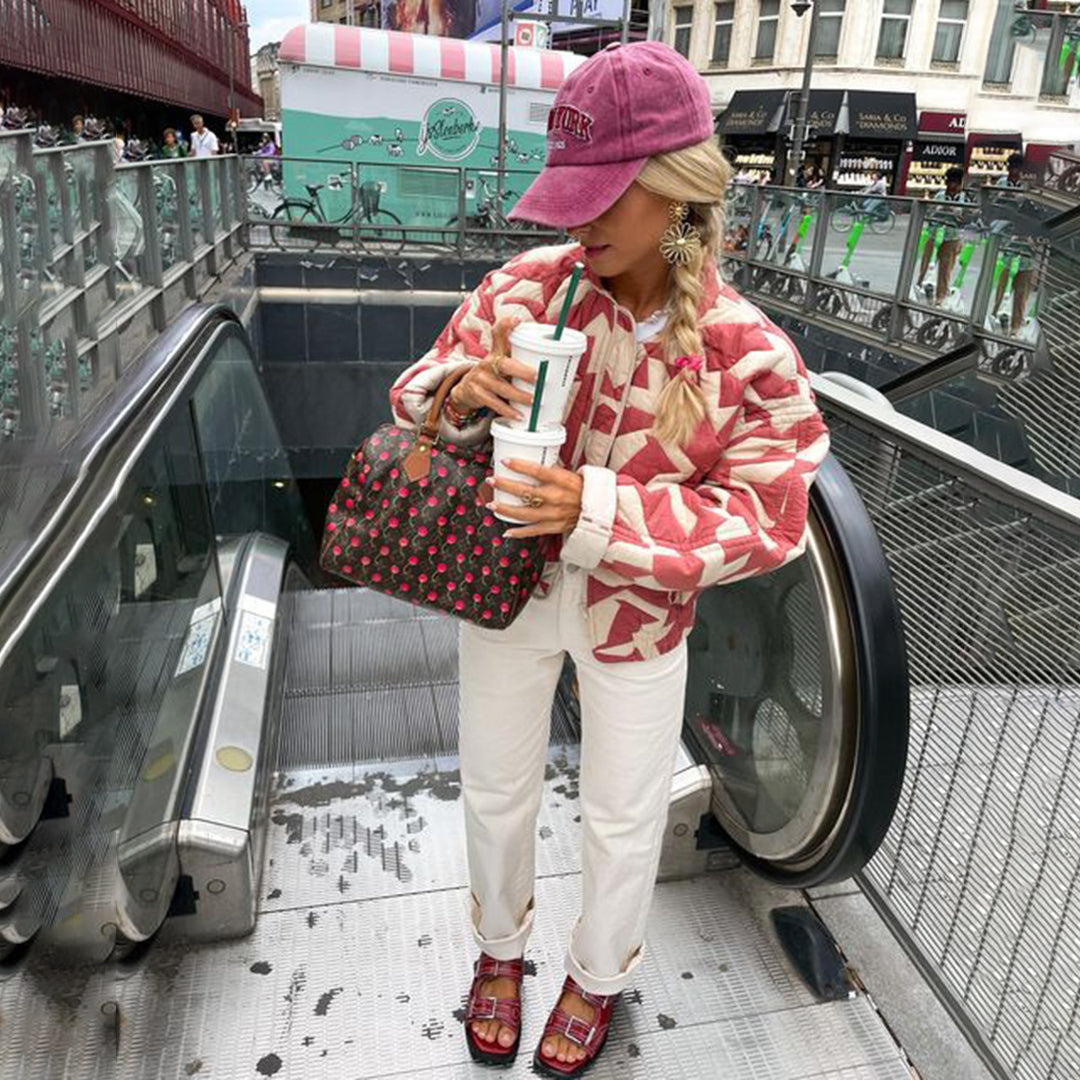 Floral Print Jacket | Quiet Botanical Elegance