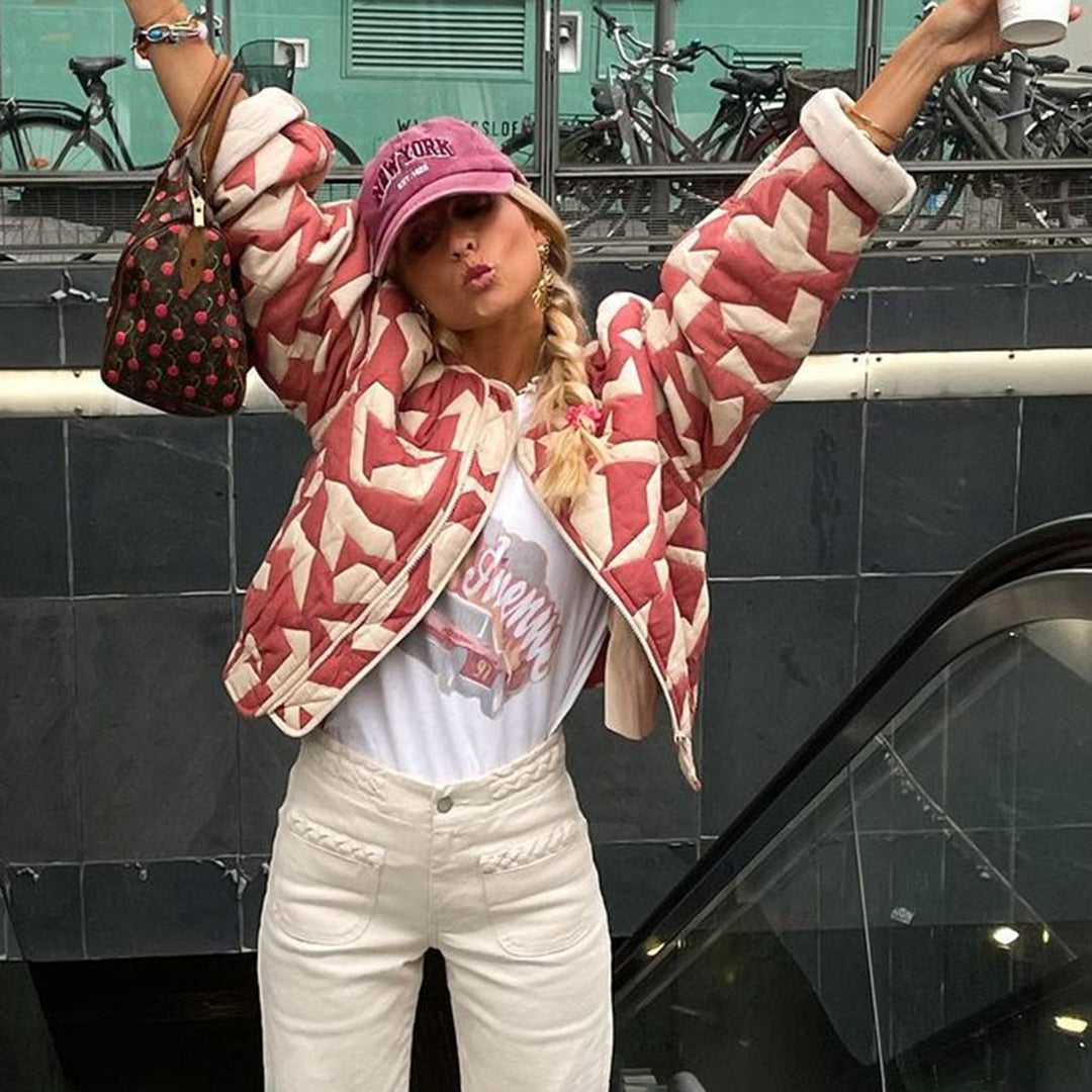 Floral Print Jacket | Quiet Botanical Elegance