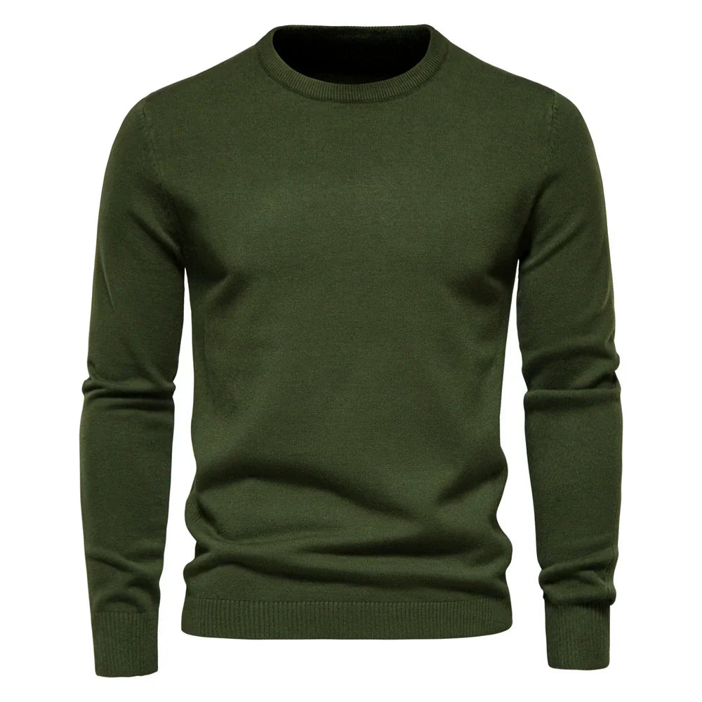Men’s Knit Long Sleeve Jumper | Cold Weather Elegance