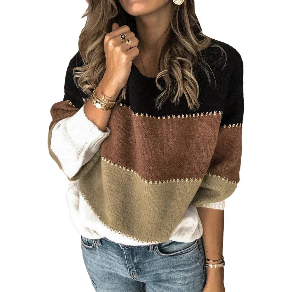 Colorful Knitted Sweater | Timeless Color Harmony And Everyday Comfort