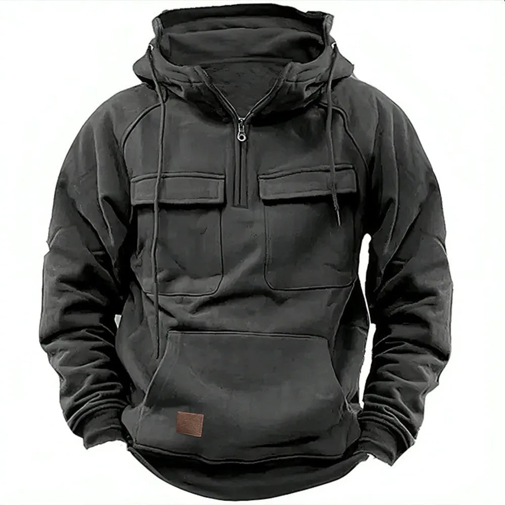 Two-Tone Winter Hoodie | Urban Utility Warmth (1+1 FREE)