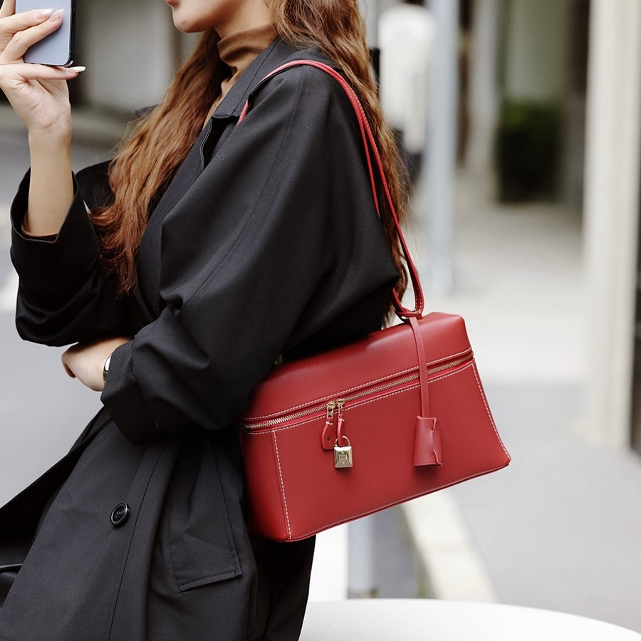 Women’s Genuine Leather Crossbody Bucket Bag | Effortless Everyday Elegance