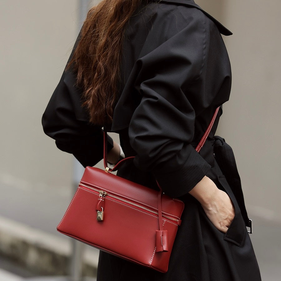 Women’s Genuine Leather Crossbody Bucket Bag | Effortless Everyday Elegance