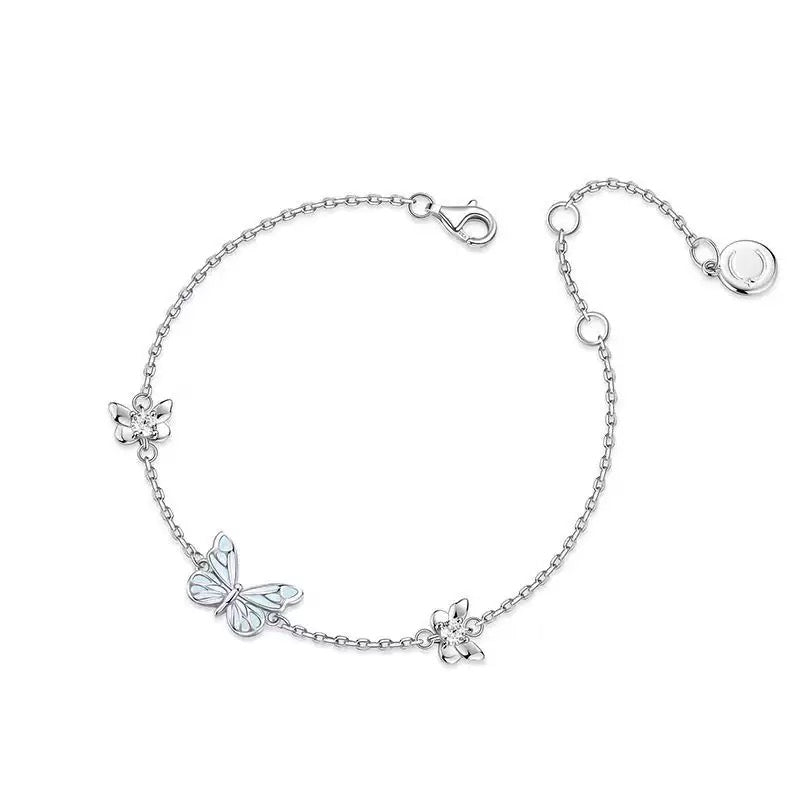 Blue Butterfly Bracelet | Luminous Dream Elegance