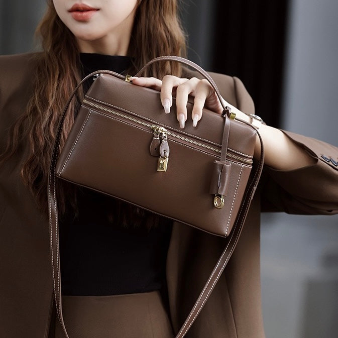 Women’s Genuine Leather Crossbody Bucket Bag | Effortless Everyday Elegance